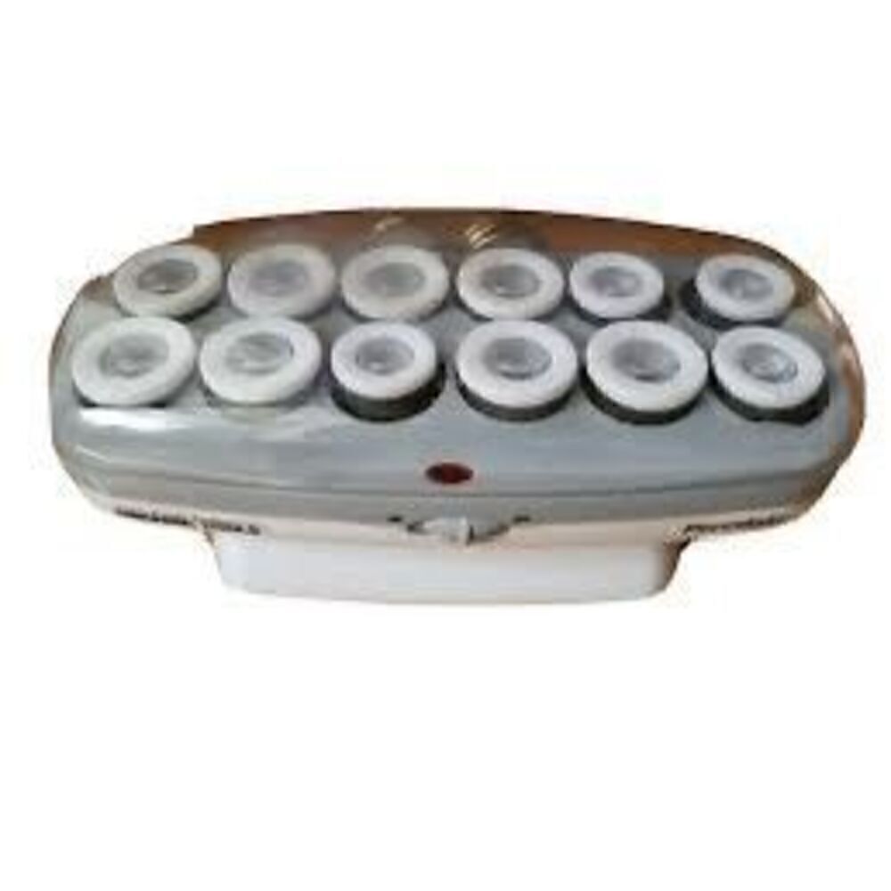 Conair Instant Heat Hairsetter Ceramic Velvet Hot Rollers Set of 12 No Clips